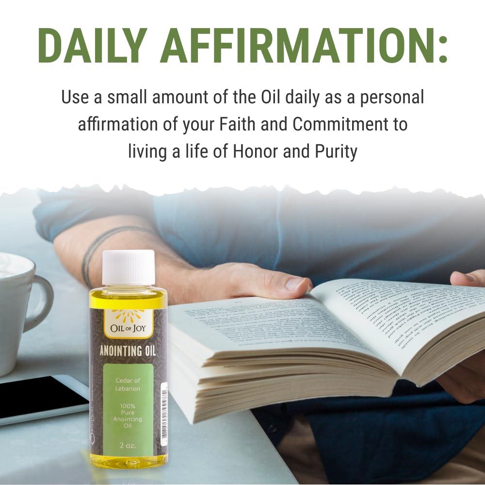 Swanson Christian Products Cedar of Lebanon Anointing Oil 2 Oz Christian Anointing Oil Represents Divine Strength and Protection Holy Anointing Oil by Oil of Joy