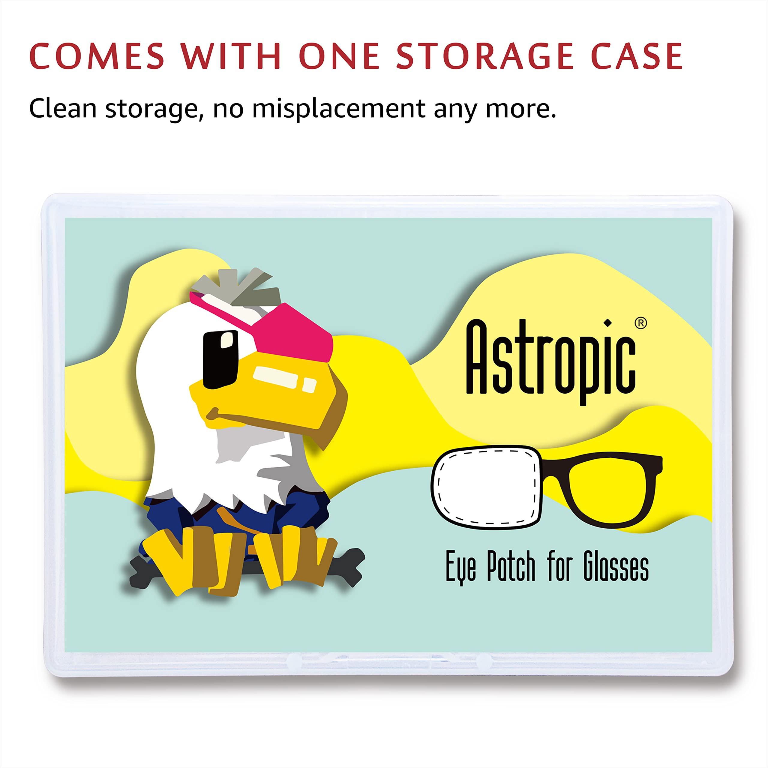 Astropic Astropic Large Silk Eye Patch for Adults Kids Glasses to Cover Either Eye (Large, Brown)