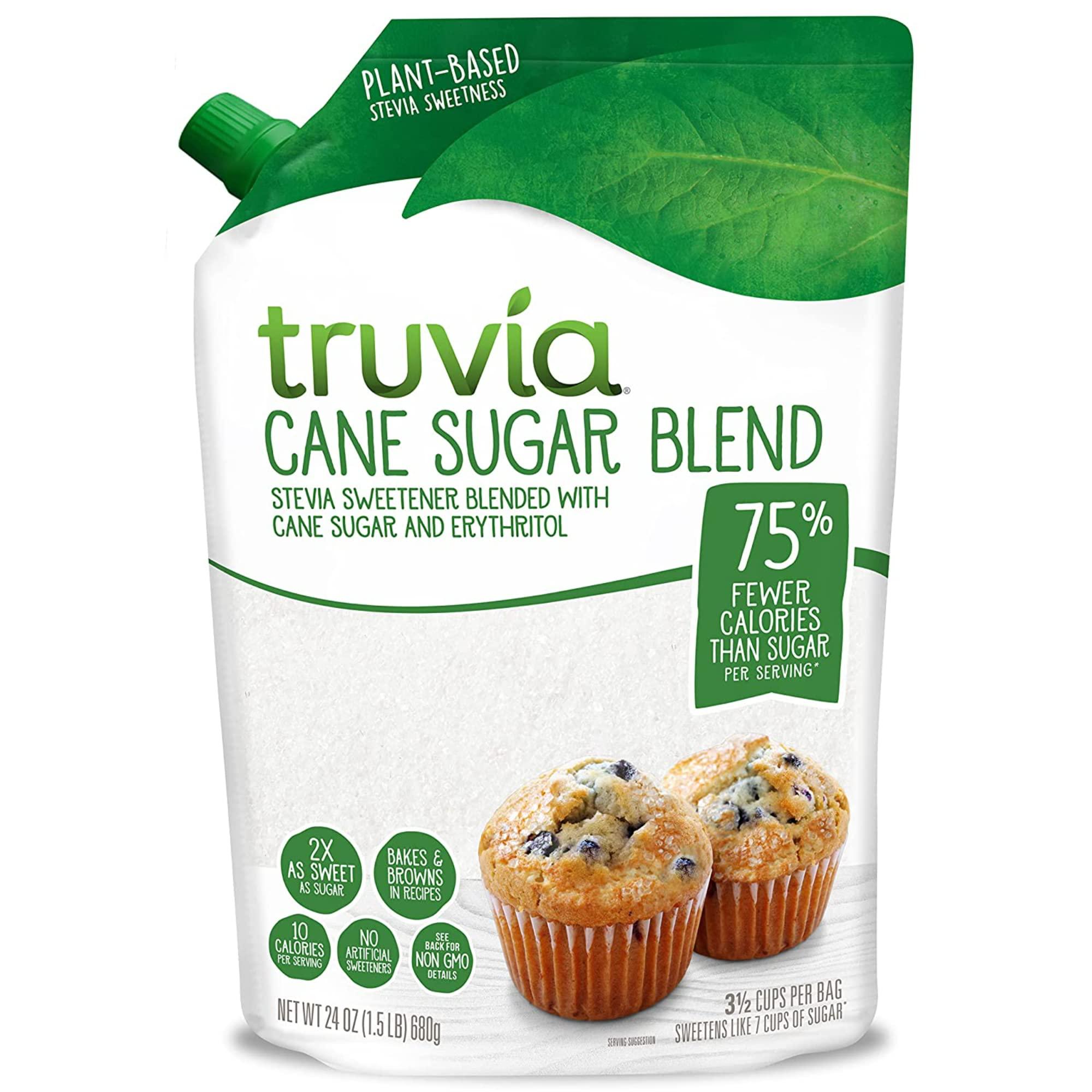 Truvia Truvia Sweetener Baking Blend, Now Called \"Cane Sugar Blend\" 2 Pack, 1.5 LBS each