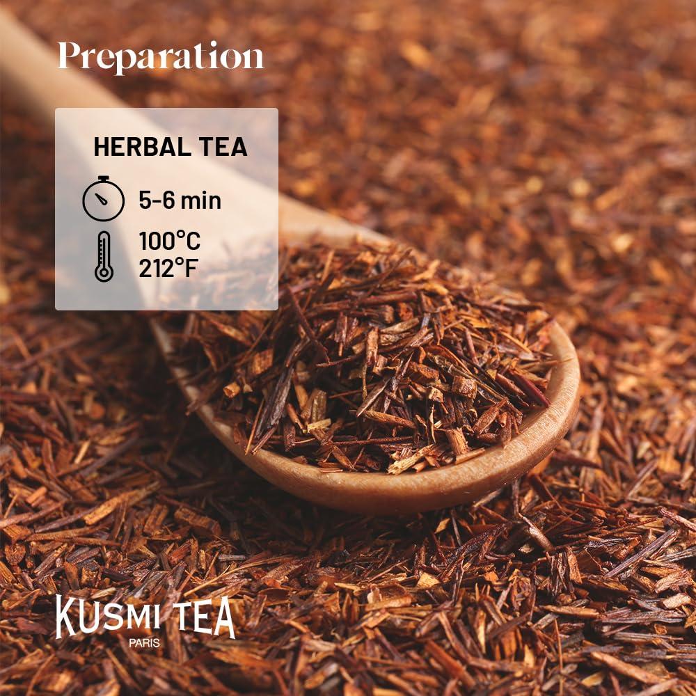 KUSMI TEA Kusmi Tea - Organic Herbal Tea Gift Set - Sampler Assortment Variety Box - Gift Idea for Men and Women - Caffeine-Free Teas - Hibiscus Tea, Chamomile Tea, Rooibos - 9 Recipes - 24 Tea Bags