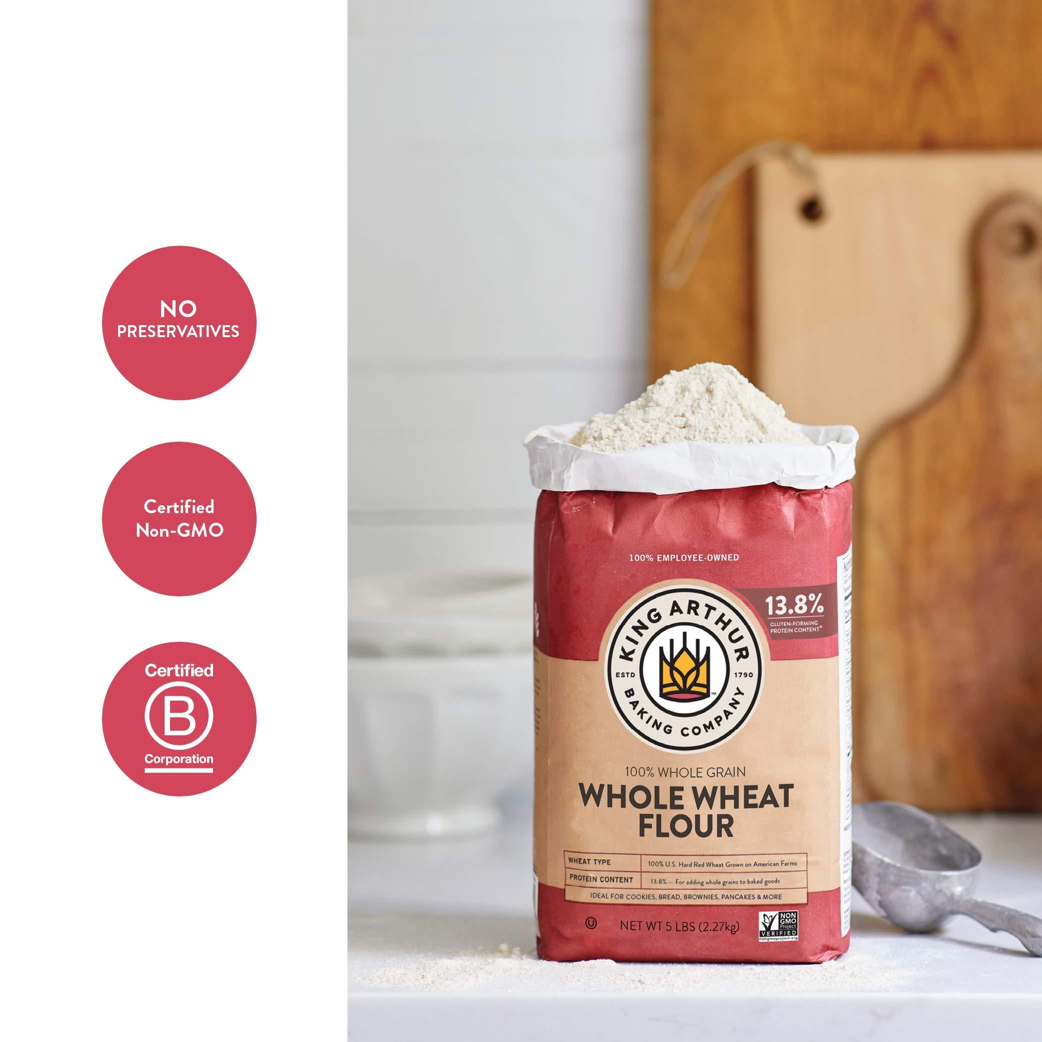 King Arthur King Arthur Traditional Whole Wheat Flour, 5 lb