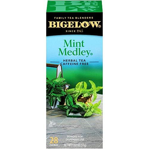 Bigelow Tea Bigelow Mint Medley Herbal Tea Bags 28-Count Box (Pack of 3) Mint Tea Bags Peppermint & Spearmint Herbal Tea All Natural Gluten Free