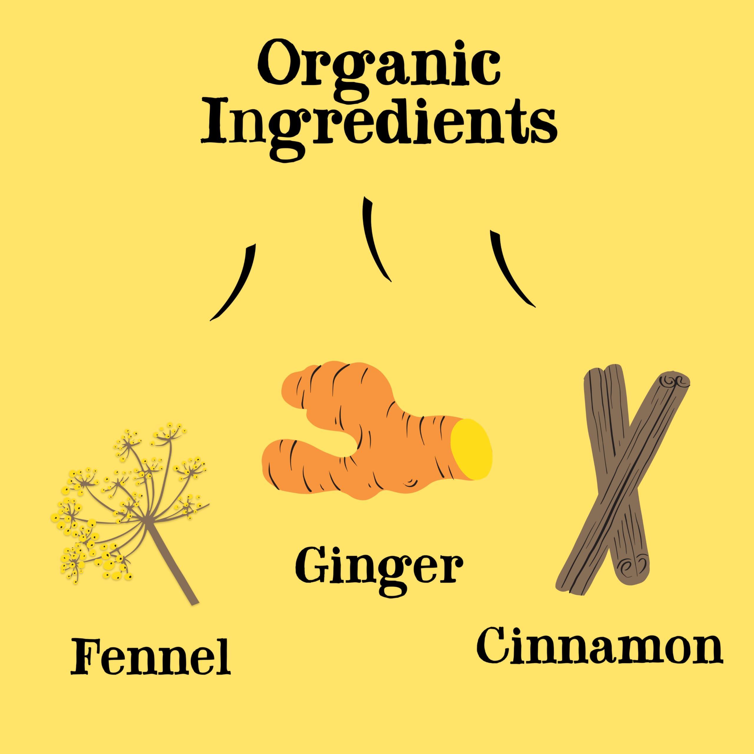 Clipper Natural, Fair & Delicious Clipper Tea Spicy Chai Herbal Tea Caffeine Free, USDA Organic, Great Hot or Iced Warming, Spicy, Natural, Fair & Delicious 20 Tea Bags