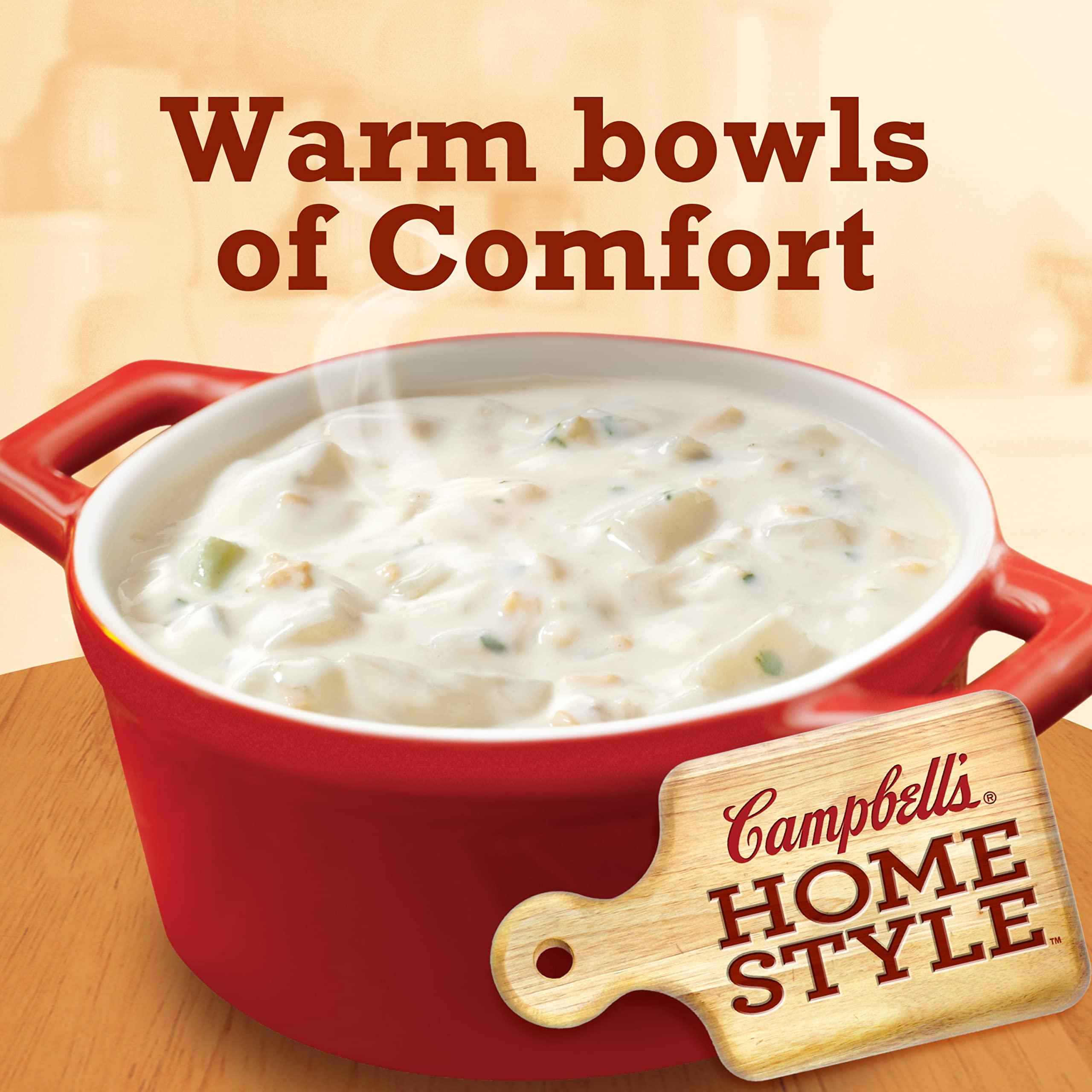 Campbell's Campbell's Homestyle New England Clam Chowder, 18.8 oz. (Pack of 12)