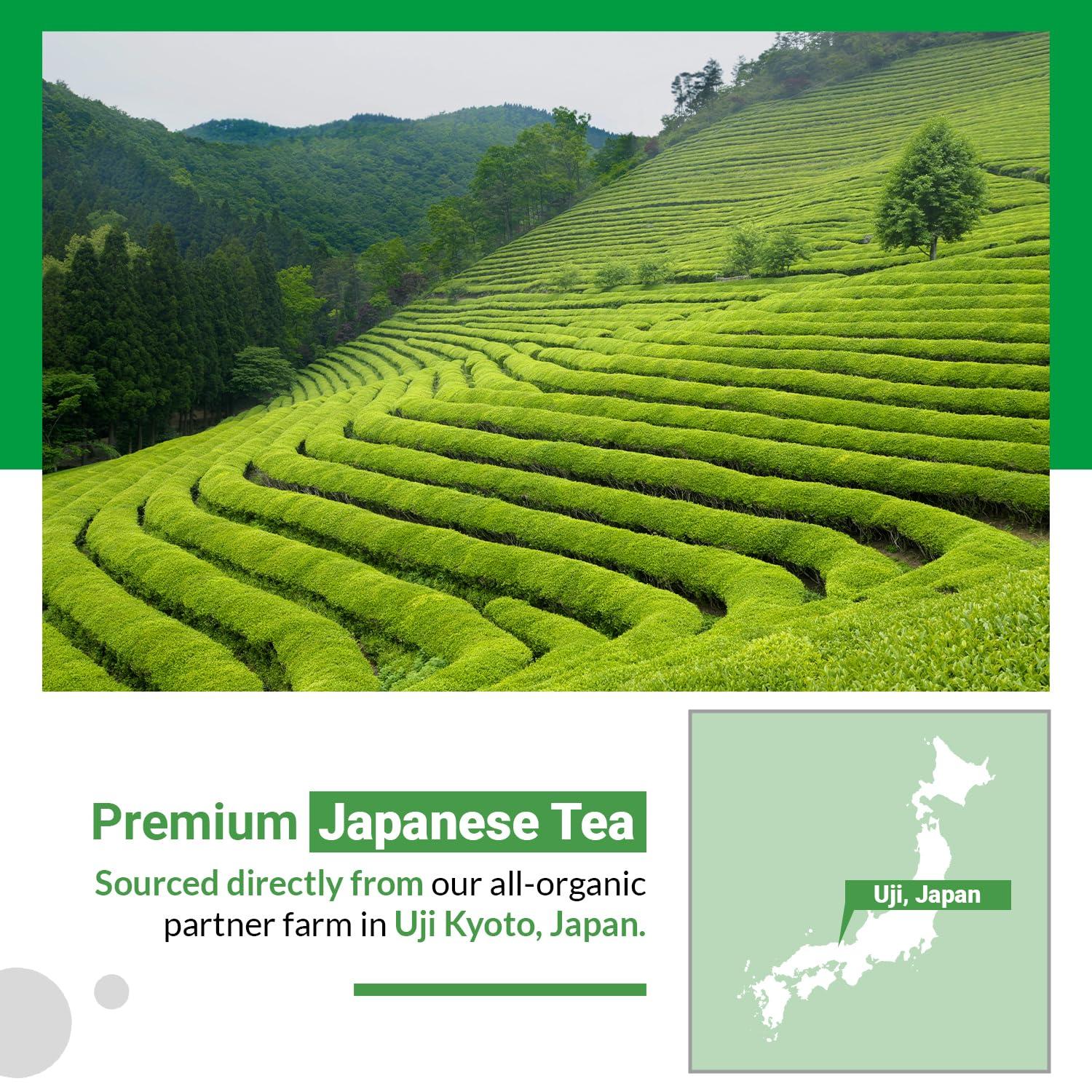 Matcha Moon Matcha Moon Spring Zen Matcha Green Tea Powder - Traditional Organic Japanese Matcha from Uji Kyoto - 30g (1.05 oz.) - Superior Ceremonial Grade Matcha for Authentic Tea Experience