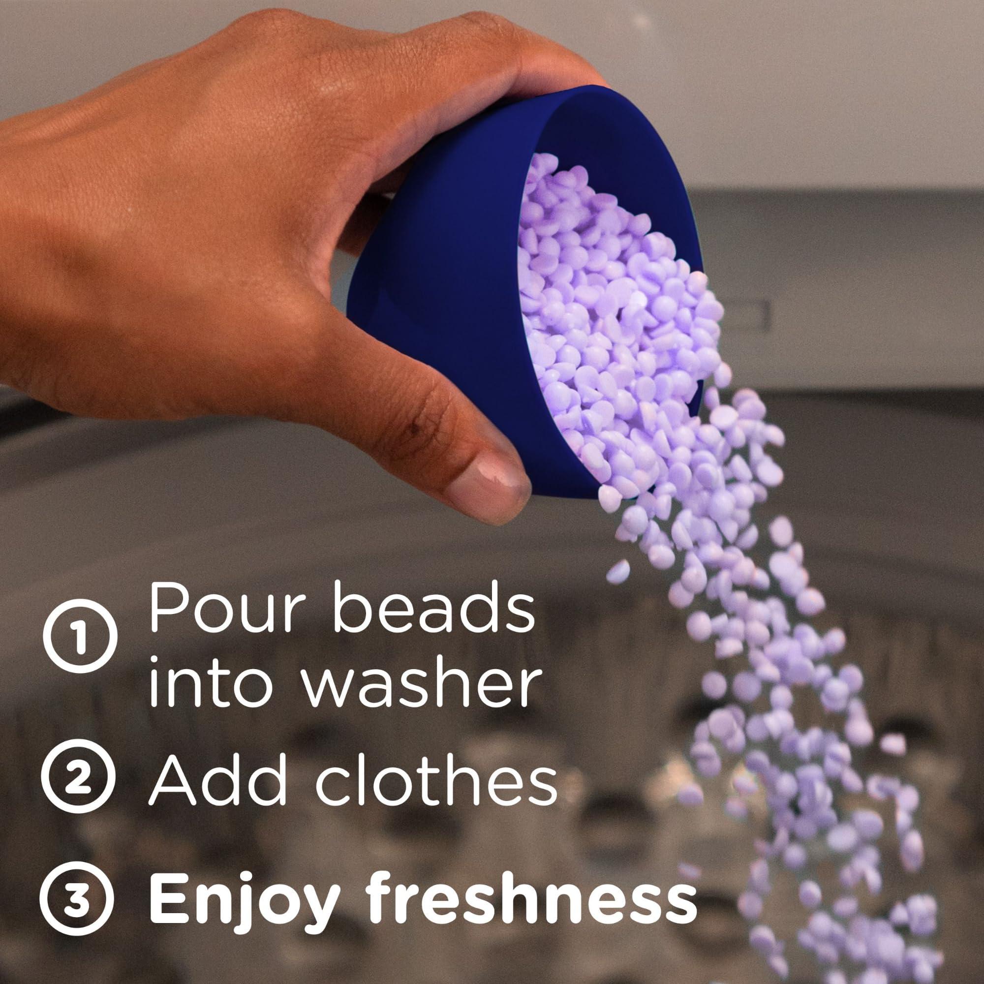 Downy Downy Infusions In-Wash Laundry Scent Booster Beads, CALM, Soothing Lavender and Vanilla Bean, 12.2 oz