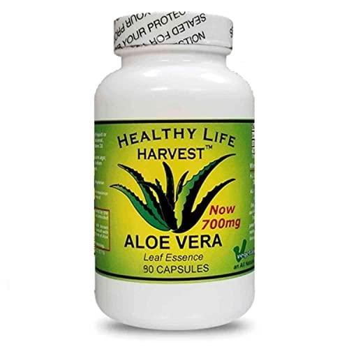Healthy Life Harvest Healthy Life Harvest ICAloe Capsules - IC Supplements, Non-GMO, Interstitial Cystitis for 30 Years- Vegetarian - Each bottle has 90 - 700mg caps
