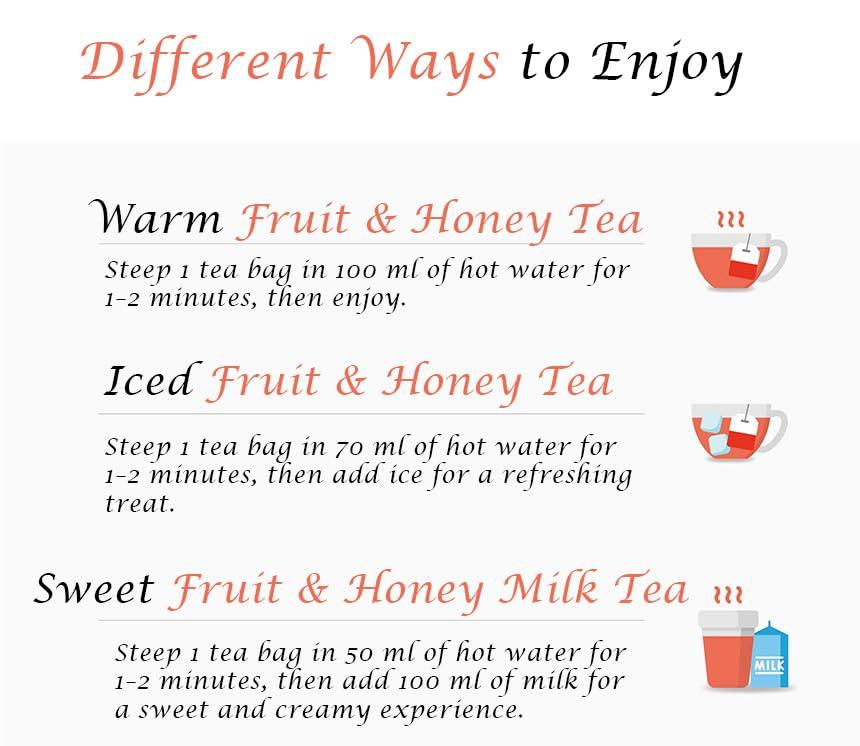 Damtuh Damtuh Grapefruit Honey Black Tea Bag Zero Calorie Zero Sugar 20g x 20 Count (Pack of 1)