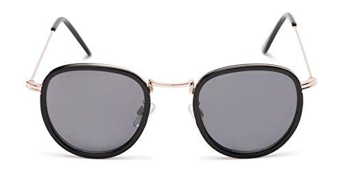 Mass Vision Mass Vision The Esteemed Reading Sunglasses with Full Lens Sun Reader (non bifocal) (Black/Gold, 1.5)
