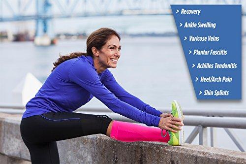 OrthoSleeve OrthoSleeve Compression Socks 20-30mmHg with Plantar Fasciitis Support - X-Large - Blue