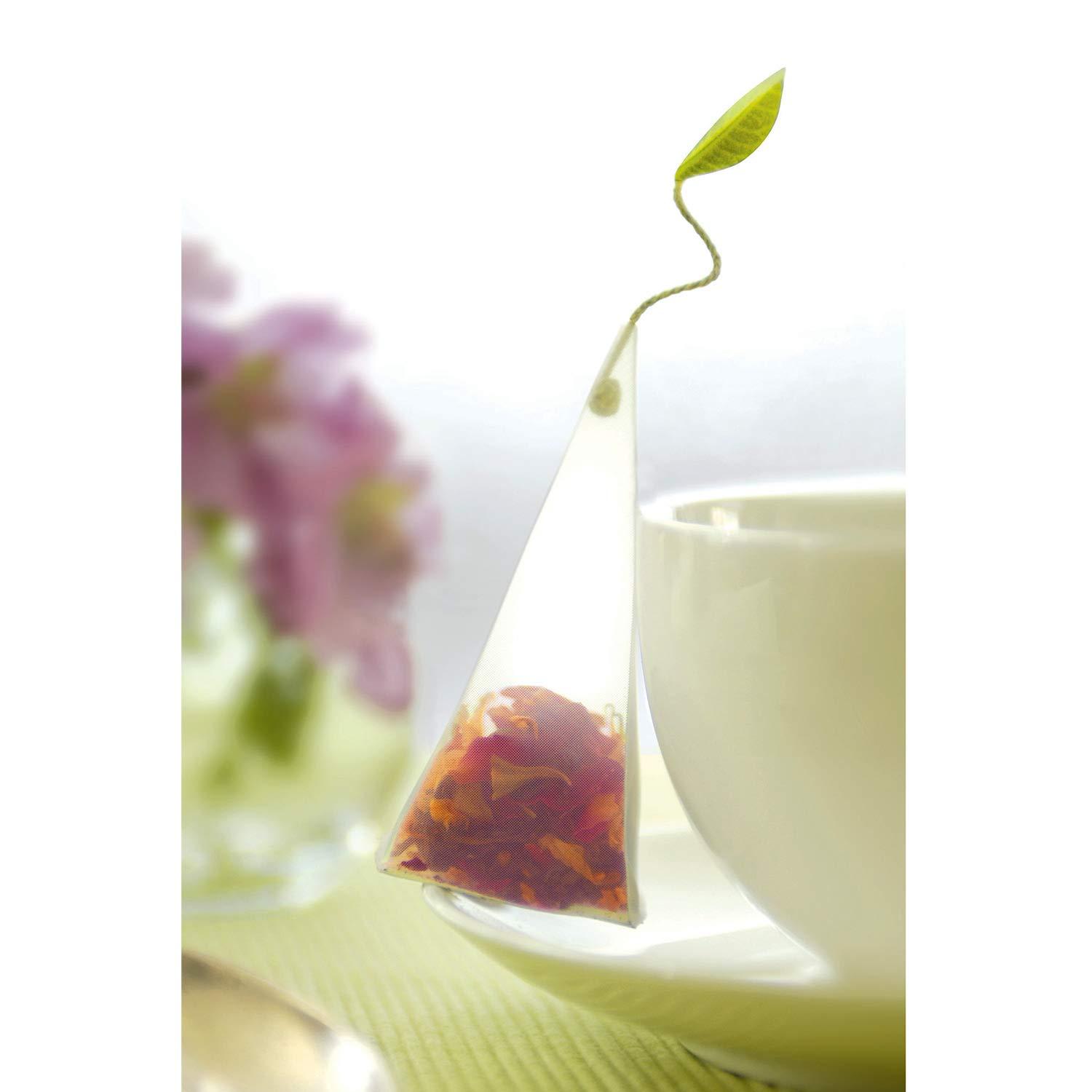 Tea Forte Tea Forte Tea Tasting Assortment Premium Tea Petite Presentation Box, Tea Sampler Gift Set, 10 Count, 1 of Each Variety Individually Wrapped Handcrafted Pyramid Infuser Bags