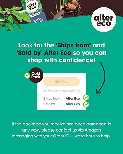 Alter Eco Alter Eco | Dark Chocolate Bars | Pure Dark Cocoa, Fair Trade, Organic, Non-GMO, Gluten Free (2-Pack Super Blackout)