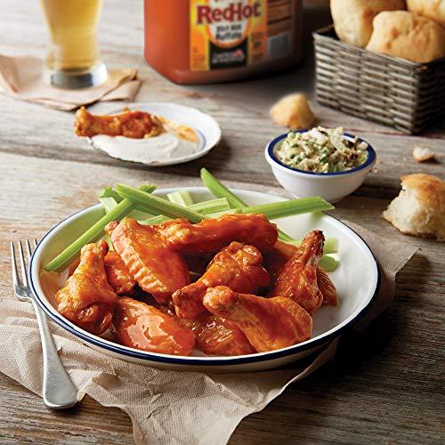 Frank's RedHot Frank's RedHot Xtra Hot Buffalo Wings Sauce, 1 gal - One Gallon Jug of Extra Hot Buffalo Wings Hot Sauce with 3x the Heat for Spicy Apps, Snacks, Sides and More