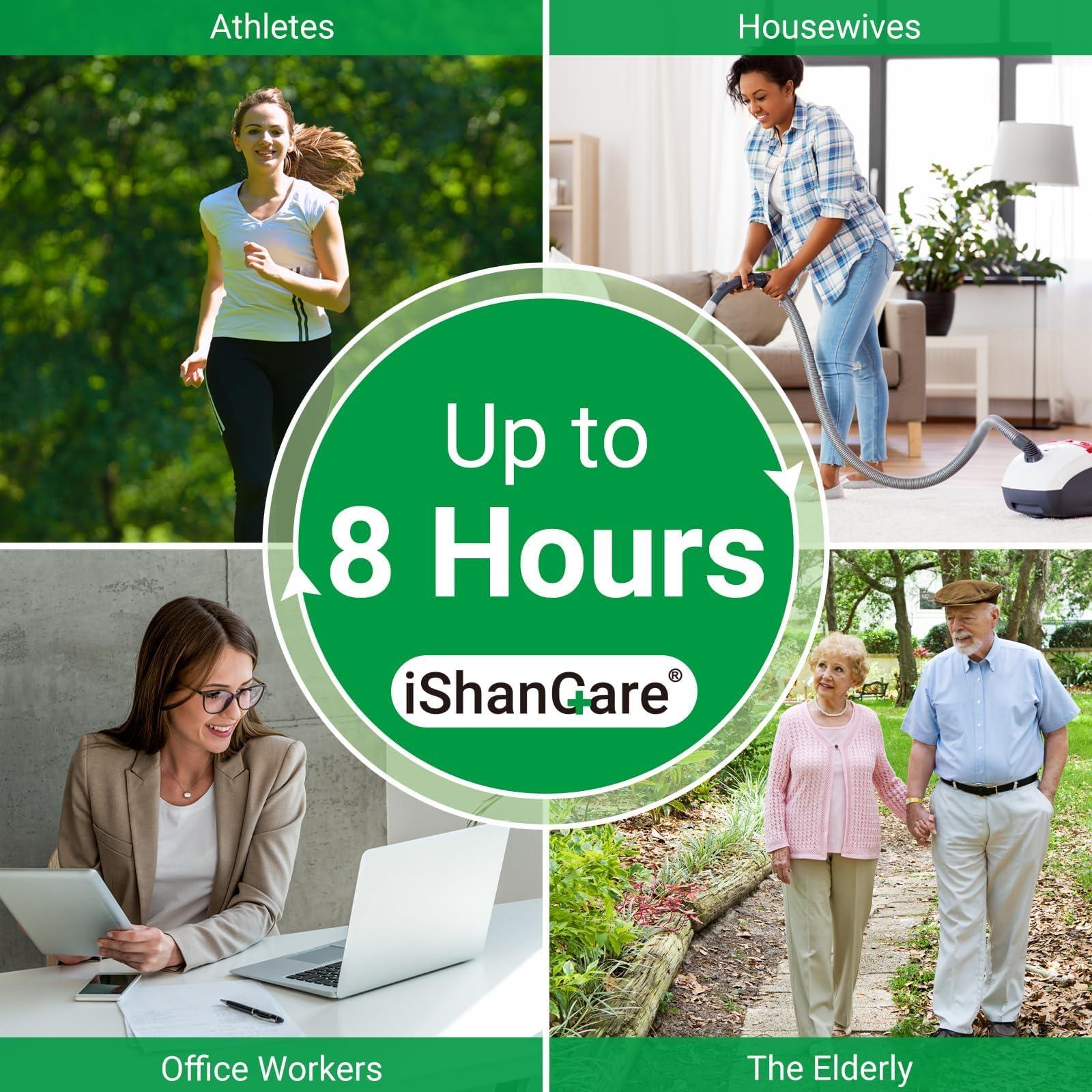 ishancare iShanCare Shoulder Patches - 24 Count Warming Herbal Plaster Maximum Strength Heat Patches, 8 Hours Deep Heating Extra Strength Joint Patch of Shoulder, Knee, Back, Neck