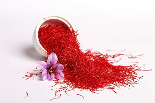 Vanilla Bean Kings Premium Saffron Threads, Pure All Red Saffron Spice | Super Negin Grade | For Culinary Use Such as Tea, Paella, Golden Milk, Rice, & Risotto (5 Grams)