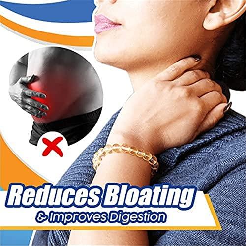 Nihexo Yellow Jasper Body Cleansing Bracelet,Anti-Fatigue Beads for Reiki Healing Crystal Healing Energy Stone,Energy Cleansing Bracelet,Chakra Yoga Meditation Spiritual Bracelets (0.31in)