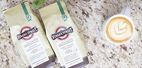 Verena Street Verena Street 11 Ounce Espresso Beans, Shot Tower Espresso, Whole Bean Dark Roast, Rainforest Alliance Certified Arabica Coffee