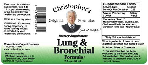 Dr. Christopher's Formulas Dr. Christophers Formulas Lung and Bronchial Extract, 2 oz
