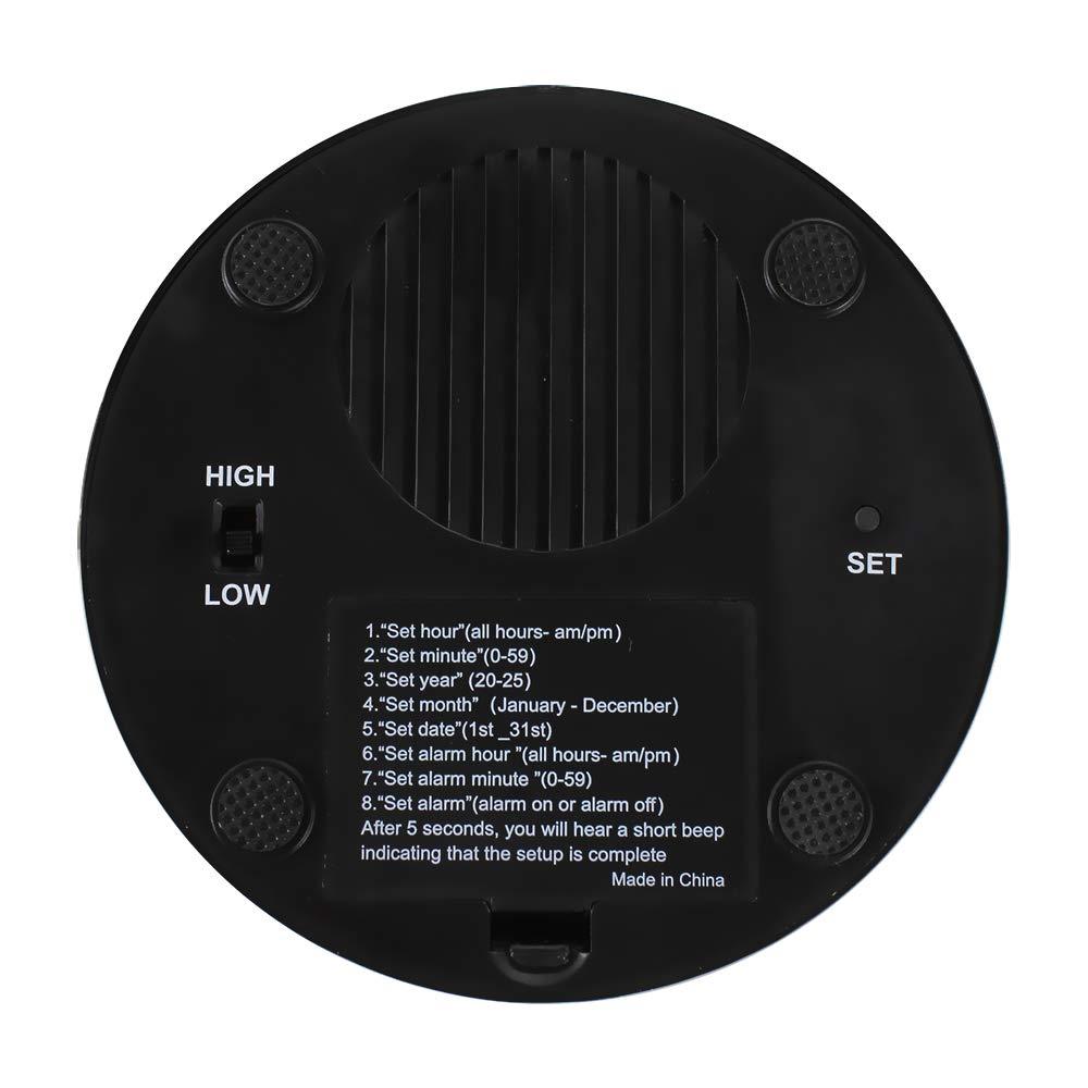 A/B Big Button Timer - time Talking Clock for Blind, Date and Week, Suitable for The Elderly, The Visually impaired, Students and Children