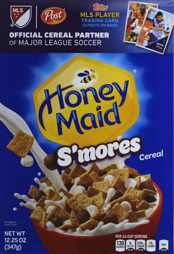 Post Post, Honey Maid, Breakfast Cereal, S'Mores Chocolatey Marshmallow Graham Cracker, 12.25 Oz