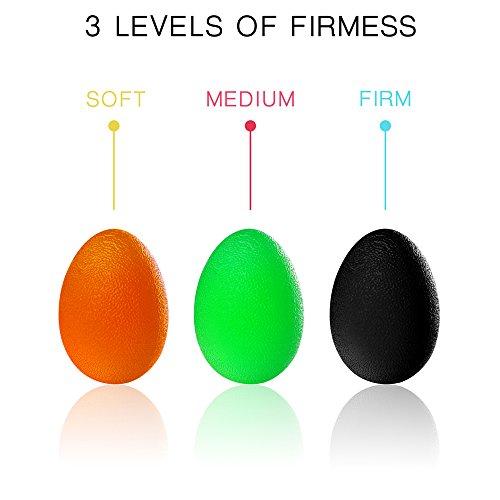 voidbiov Hand Stress Balls 3 Resistance Set, Arthritis Rehab Exercise Balls, Stroke Auxiliary Therapy Balls