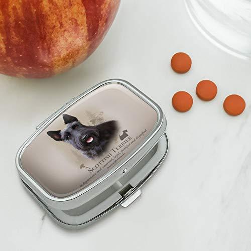 GRAPHICS & MORE Scottish Terrier Scottie Dog Breed Rectangle Pill Case Trinket Gift Box
