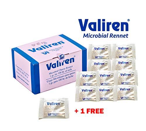 Microset Microbial Rennet Pack of 10 Use one sachet (1g) for 22 gallons (100 ltr) of milk