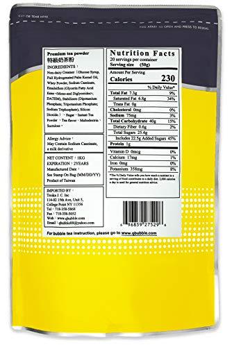 Qbubble Qbubble Tea Powder, 2.2 Pound