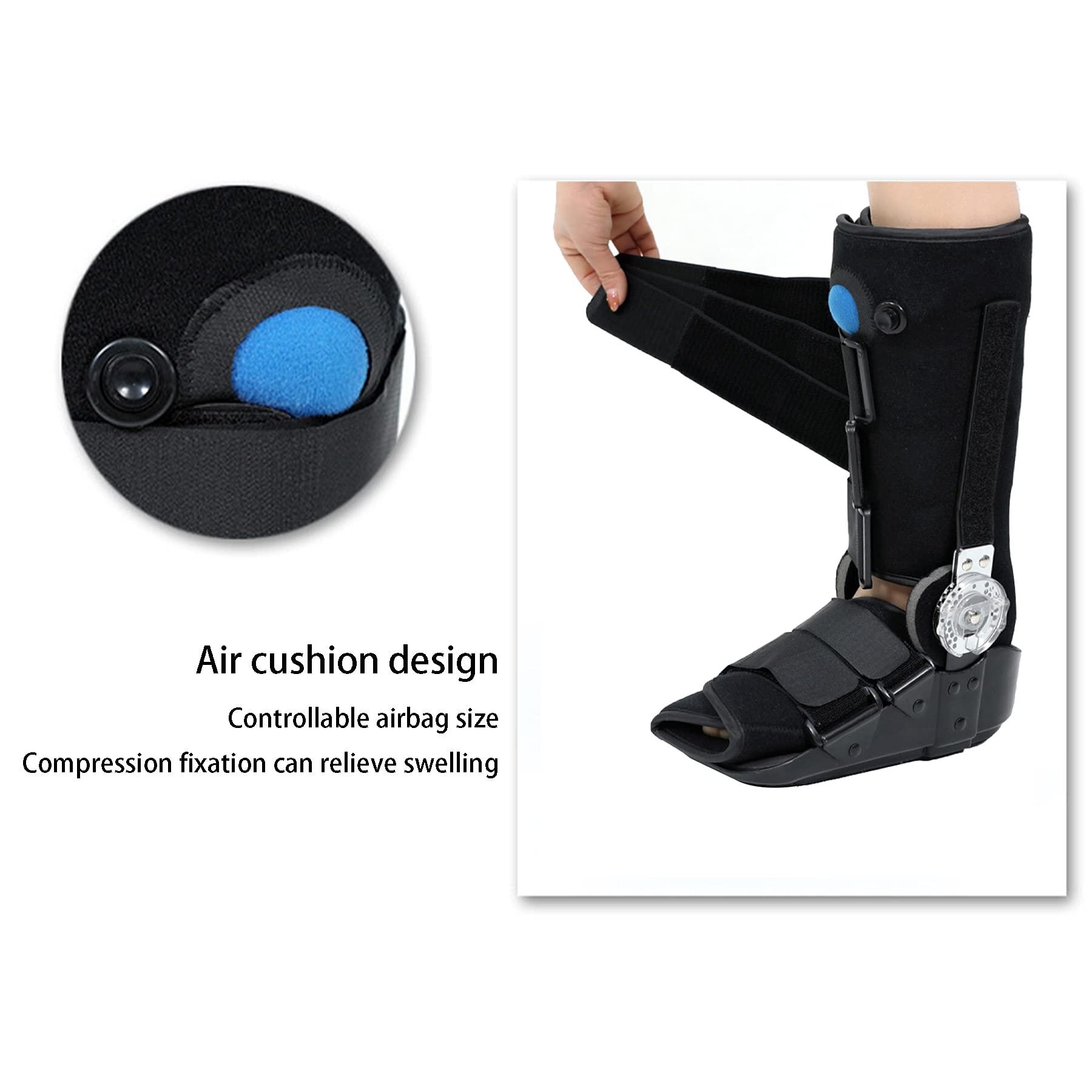 WILLQ Ankle Walker Boot for Ankle Sprains Fractures Tendon Ligament Post-op Rehab Ankle and Foot Tendon Injuries Medical Recovery Protection and Healing Boot Orthopedic Walker Boot,Middle