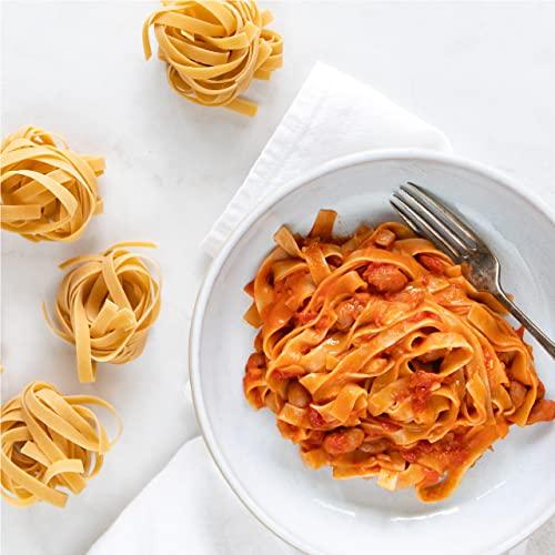 Jovial Jovial Whole Grain Brown Rice Egg Tagliatelle Pasta - Pasta Tagliatelle, Tagliatelle Pasta, Whole Grain Pasta, Organic Pasta, Gluten Free, Dairy Free, Brown Rice Pasta, Made in Italy - 9 Oz