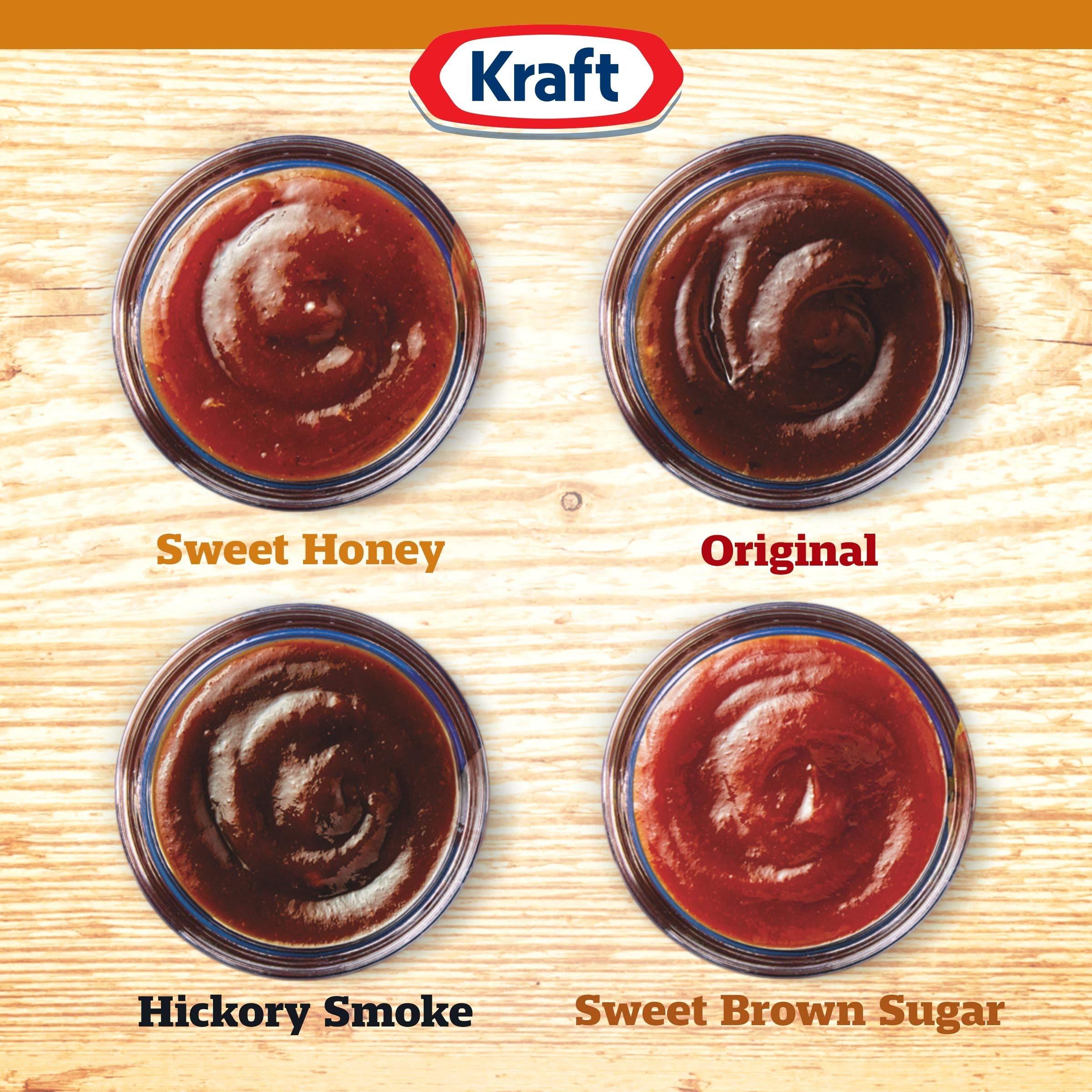 Kraft Kraft Slow Simmered Sweet Honey Barbecue Sauce (18 oz Bottle) (Pack of 3)