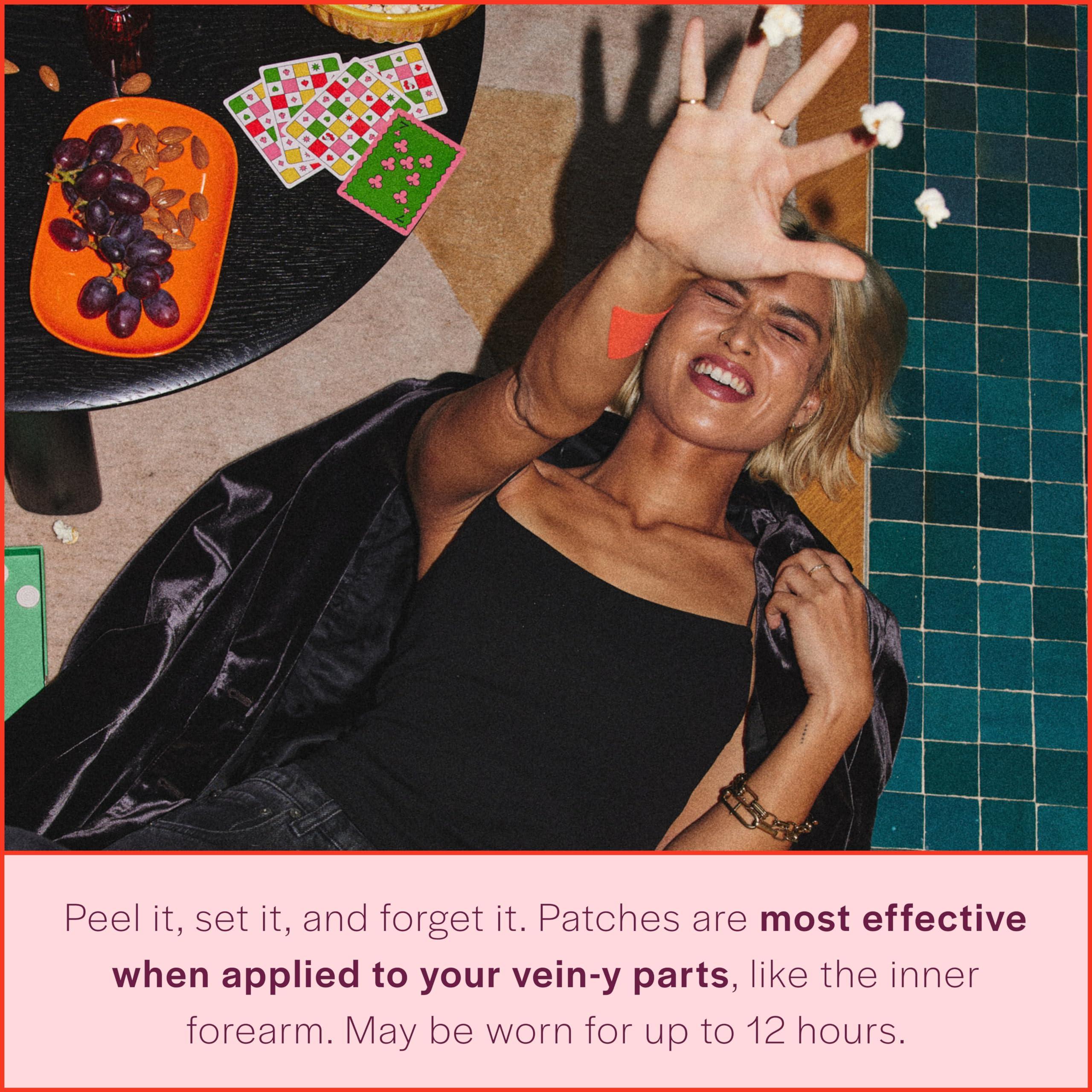 Fleur March Fleur Marche Focus, Plz. Botanical Patch - Brain Boosting Focus Patch with Caffeine, Lion\'s Mane and Other Powerful Nootropics - Highly Bioavailable Wellness - 7 Patches