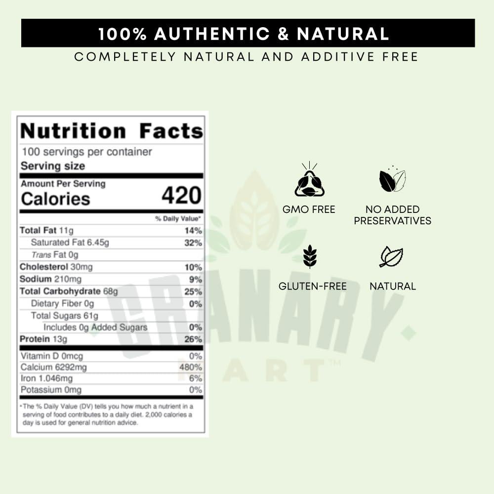 Granary Mart Instant Madras Coffee Latte | Instant Coffee | Smooth Creamy Flavor | Ideal for Hot and Cold Coffee/Flavoring for Desserts - 40 lbs in Bulk Bag