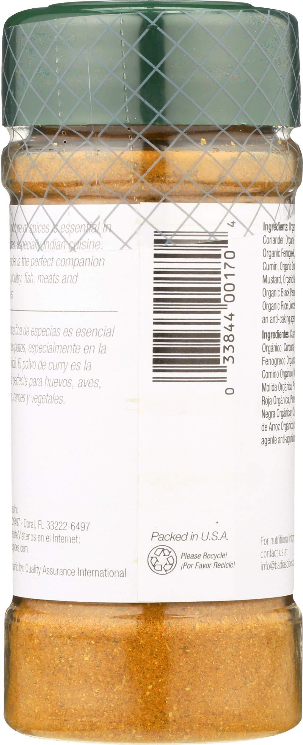 Badia Badia Spices Organic Curry Powder, 2 OZ