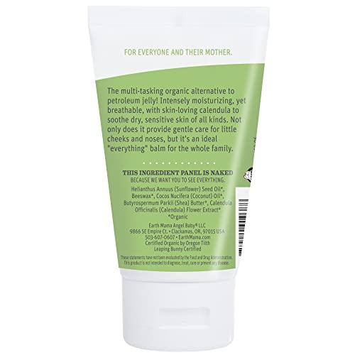 Earth Mama Earth Mama Organic Baby Face Nose & Cheek Balm | Moisturizer with Calendula Oil for Dry Skin Care, Natural Petroleum Jelly Alternative (2-Fluid Ounce)