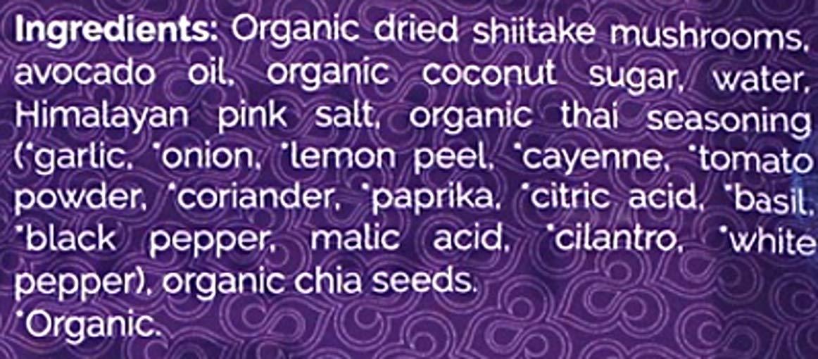 Pan's Pan's, Mushroom Jerky, Zesty Thai Flavor (Meat-free), 2.20 oz (Pack of 3)