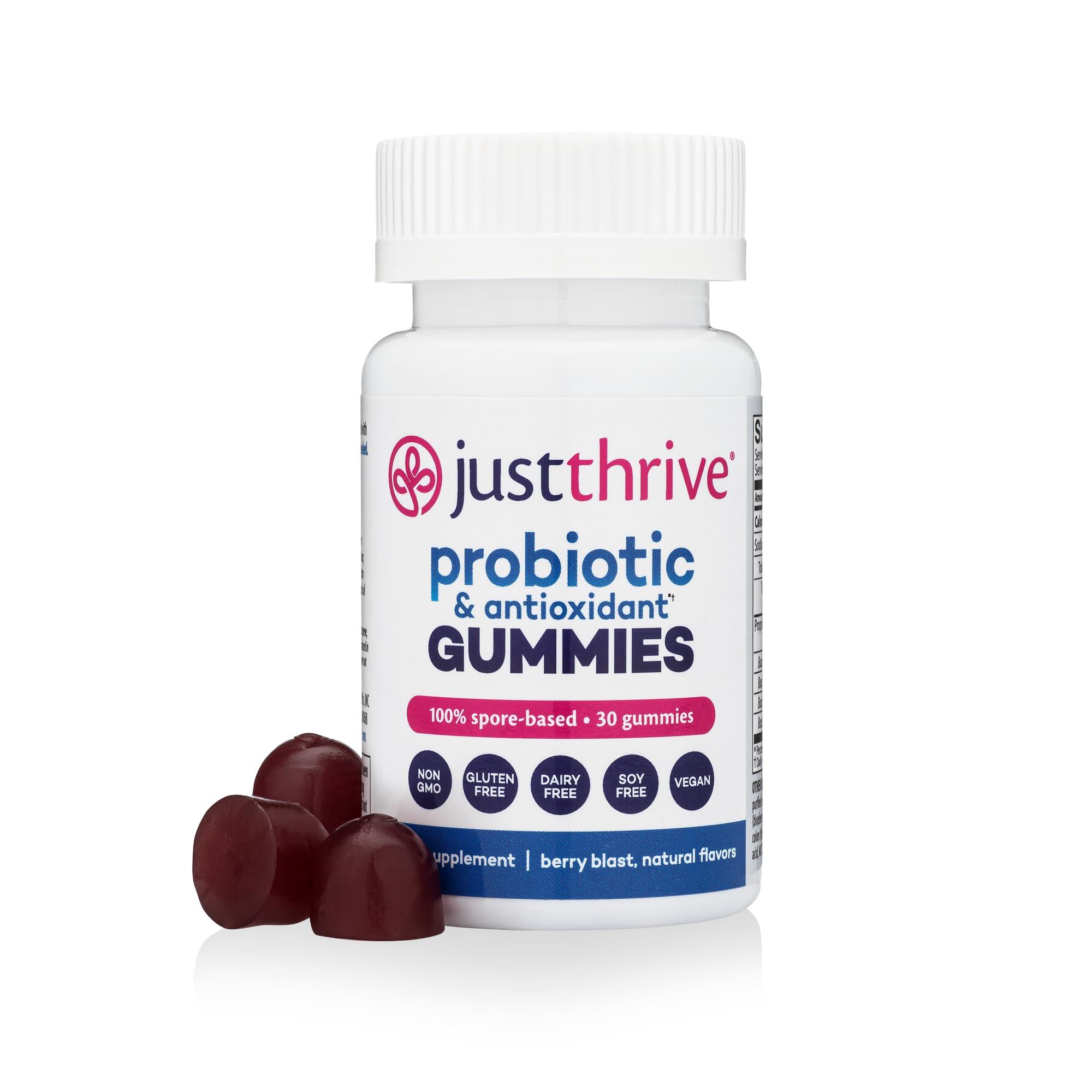 Just Thrive Just Thrive Probiotic Gummies - Kids, Men, and Womens Probiotic - for Digestive and Overall Health, 30 Count