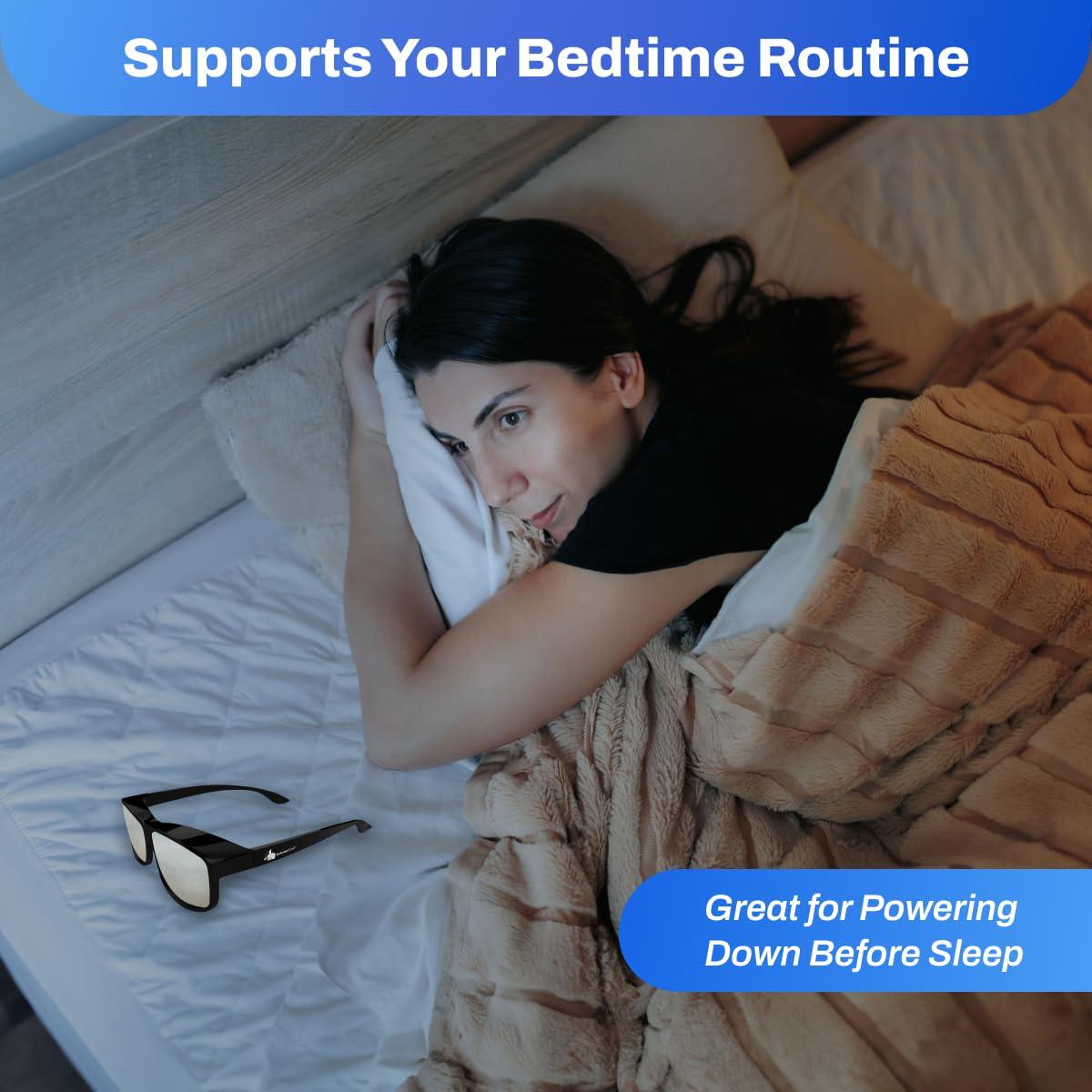 DefenderShield DefenderShield Premium Fit-Over Blue Light Blocking Glasses - Daytime - Yellow Tint to Block Harmful Blue Light from Gaming PC, Laptop and Smartphone Glare - Digital Eye Strain Protection