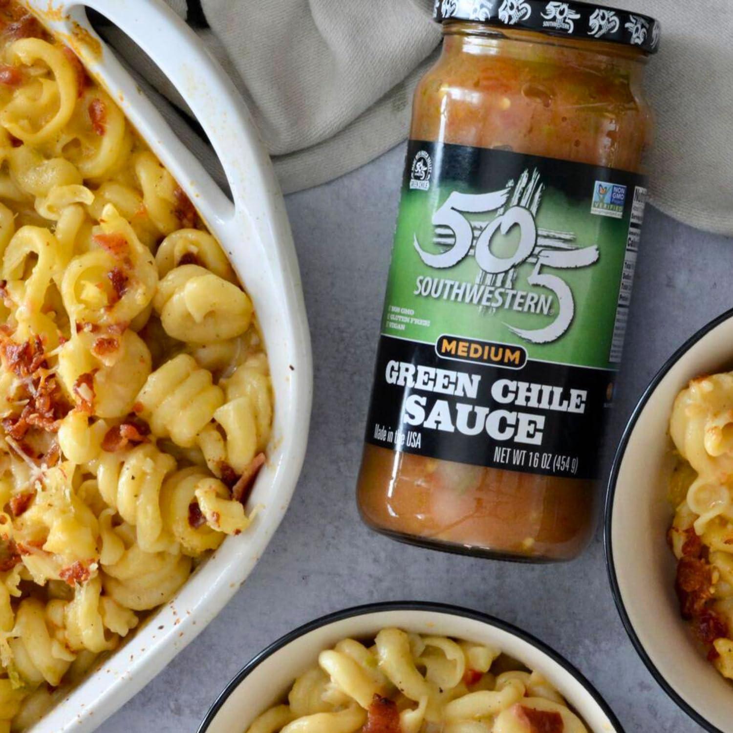 505 Southwestern 505 Southwestern Hatch Valley Green Chile Sauce, Medium (3-16oz)