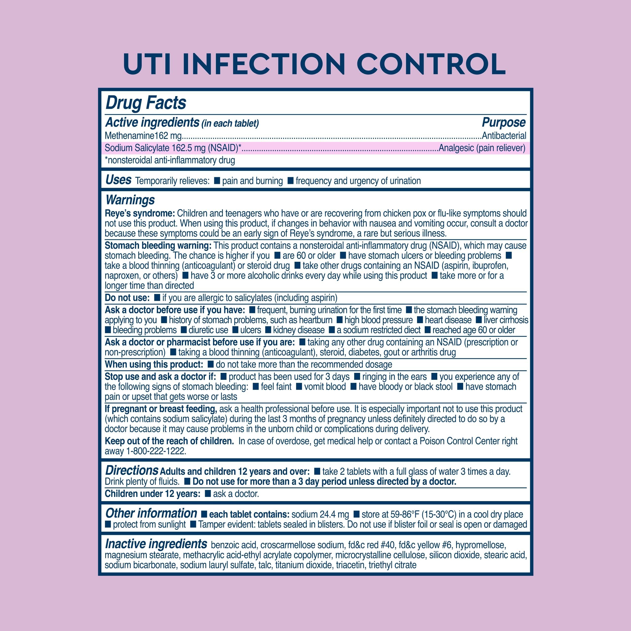 Uqora Uqora UTI Emergency Kit - Comes with 2 Urinary Tract Infection Test Strips, 12 UTI Pain Relief Tablets & 12 Infection Control Tablets - Urinary Tract Support - Maximum Strength
