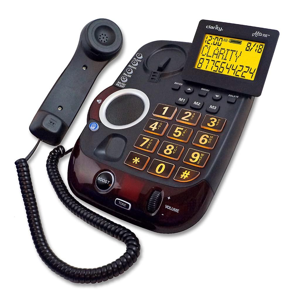 CLARITY Clarity Alto Plus Big Button Amplified Corded Phone with Talking Caller ID