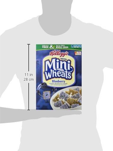 Frosted Mini-Wheats Kellogg's Frosted Mini Wheats Bite Size Blueberry Muffin 15.5-ounce (Pack of 4)