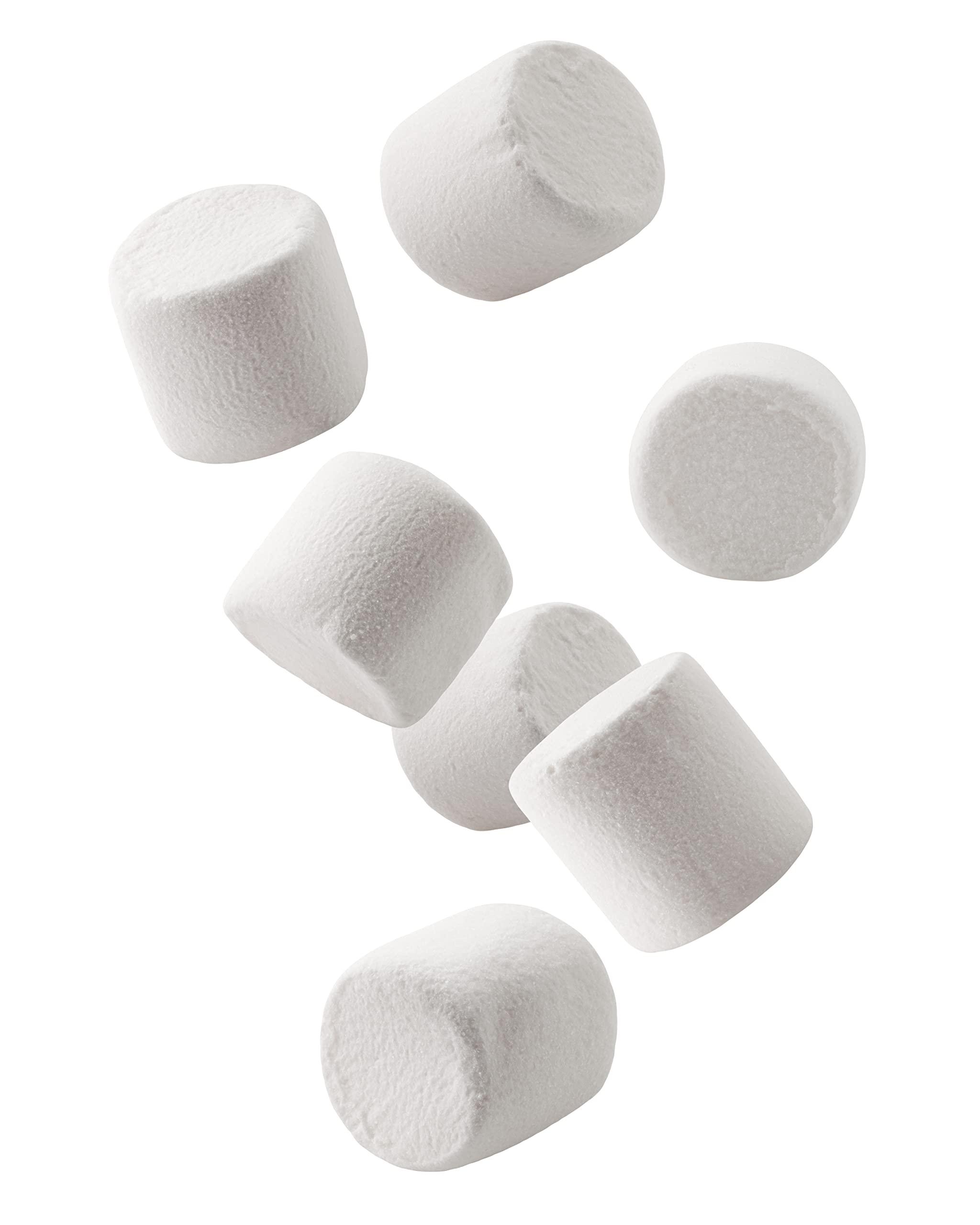 KOOKIE PLUS Individually Wrapped Marshmallows | 100x2 sets = 200 units (BULK Box) | 1\" cylinder shape | Great for gatherings, camping, fire pits, birthday parties, corporate outings | Smores