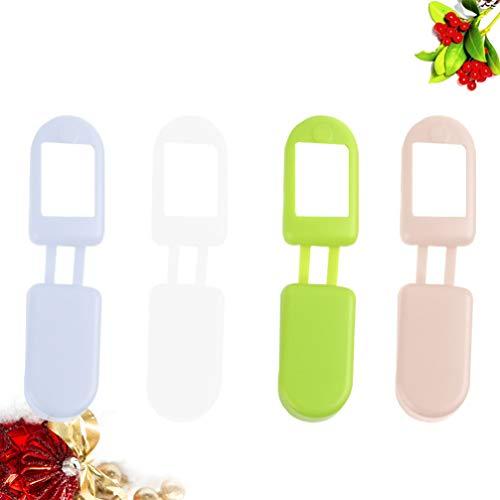 EXCEART EXCEART 4pcs Blood Oxygen Case Deluxe Fingertip Blood Oxygen Saturation Monitor Cover for Office Home (Random Color)