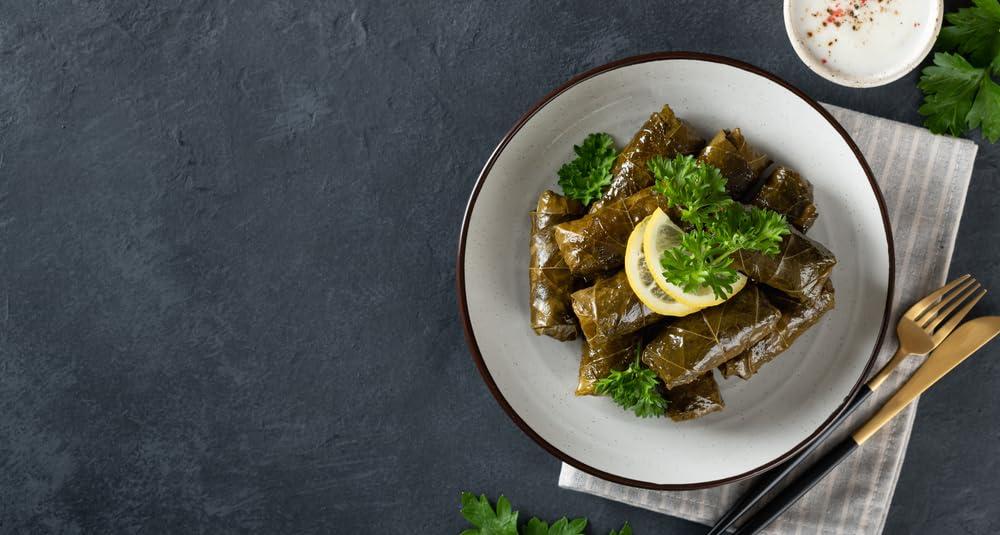 Sanniti Sanniti Dolmas Stuffed Grape Leaves | Ready to Eat | Easy Peel Open Can, 9.8 oz (Pack of 4)
