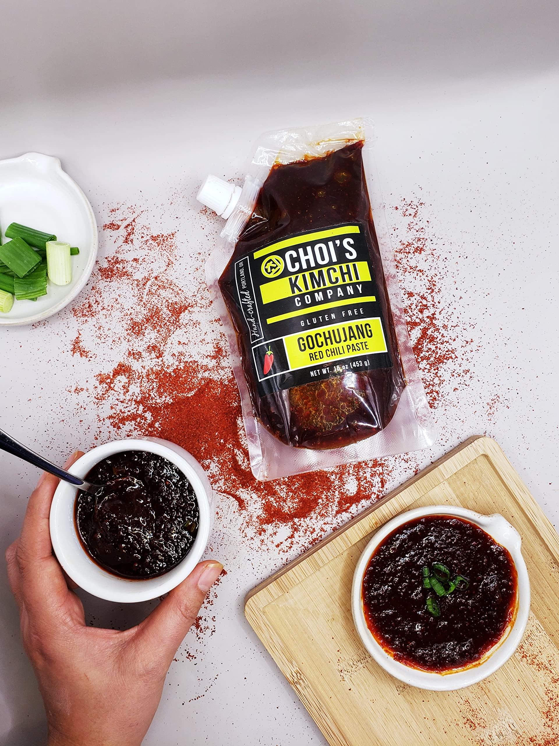 Choi's Kimchi Co. Gluten-Free Gochujang [Vegan, Gluten Free] by Choi\'s Kimchi Co. Made in USA. (16oz (Pack of 1))