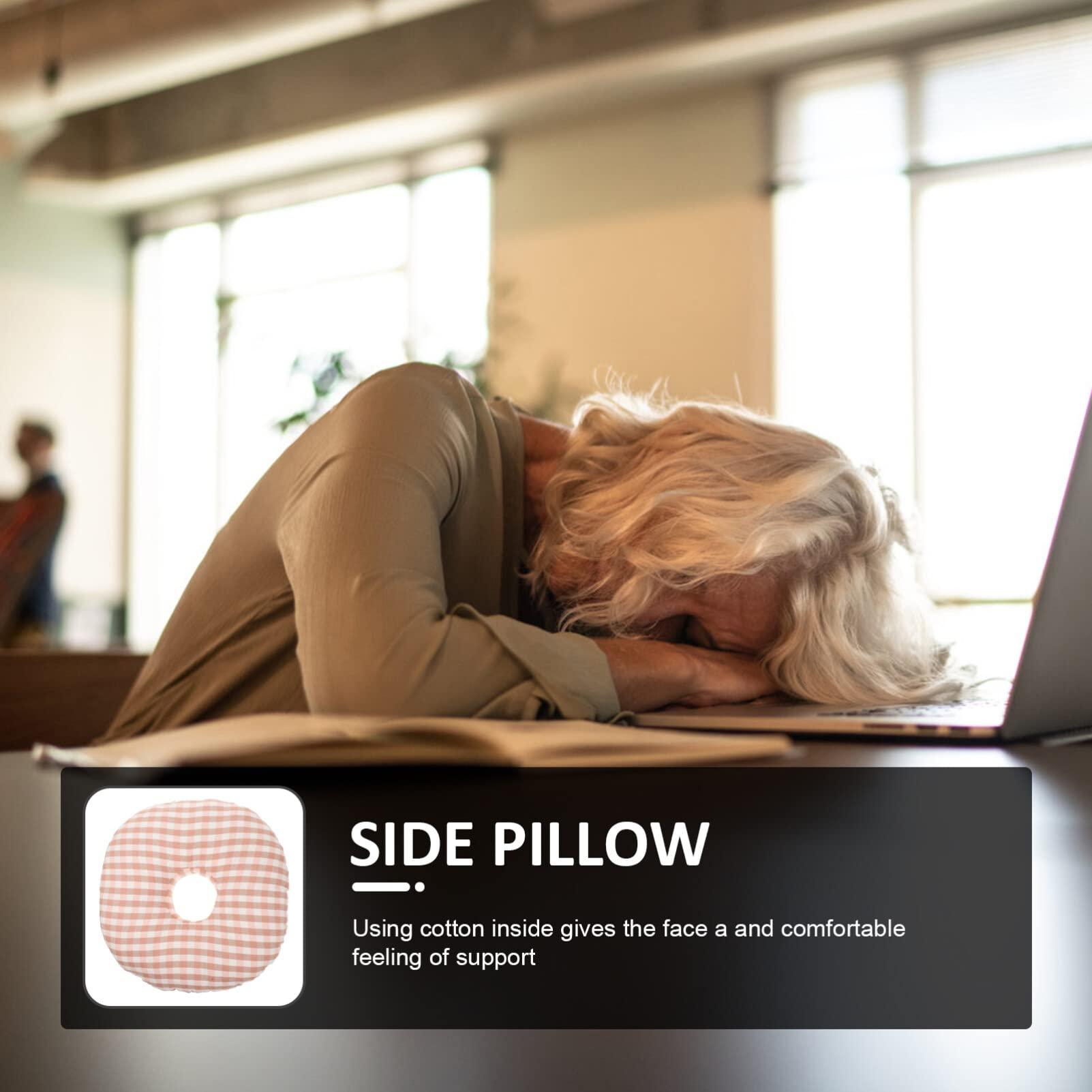 Healifty Healifty Piercing Pillow Ear Hole Pillow Donut Sleeping Pillow Soft O-Shaped Pillow Ear Guard Cushion for Ear Pain Ear Pressure Sores Office Nursing