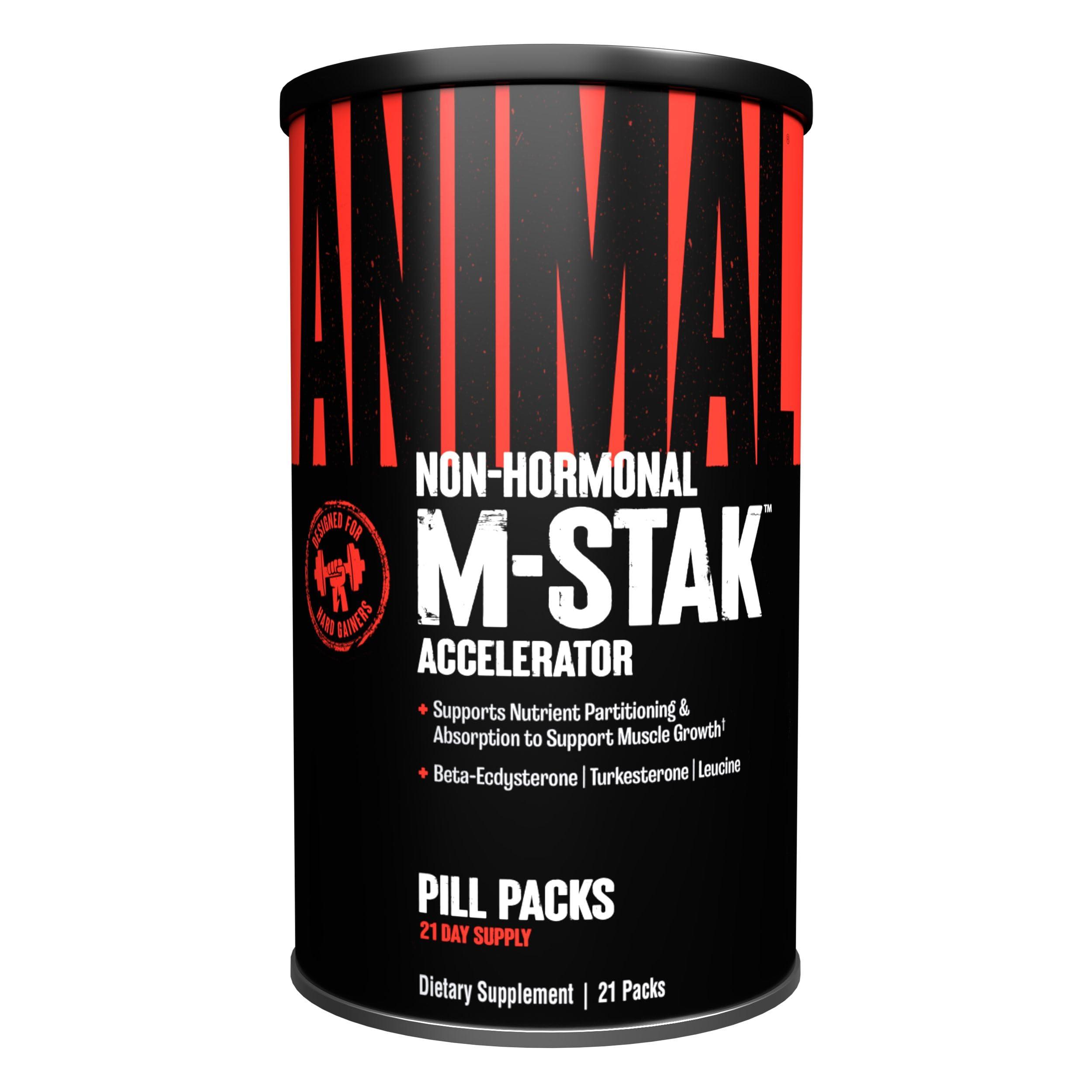 Animal Animal Pump Preworkout (30 Count) M-Stak Muscle Building Stack (21 Count)