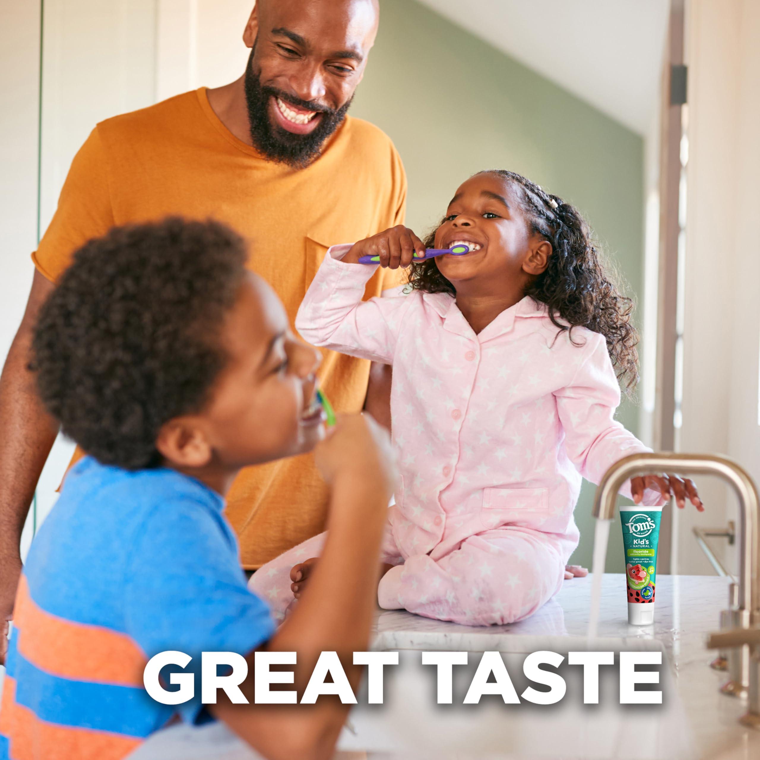 Tom's of Maine Tom\'s of Maine Natural Children\'s Fluoride Toothpaste, Watermelon, 5.1 oz