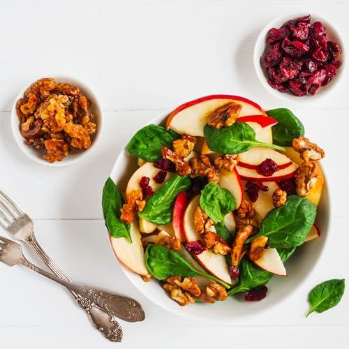 Elan Elan Organic Dried Cranberries, Whole Dried Cranberries, No Sulphites, No Fat, Non-GMO, Vegan, Gluten-Free, Kosher, Dried Fruits, Healthy Snacks, 8 pack of 6.2 oz